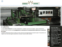 Tablet Screenshot of coronadieselsrl.it